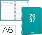 Agenda de escritório liderpapel 2027 espiral basic dia/página a6 bilíngue papel 60g fsc design 5