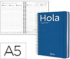 Agenda de escritório liderpapel 2027 espiral classic semana à vista a5 bilíngue papel 70g fsc design 2