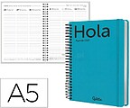 Agenda de escritório liderpapel 2027 espiral classic semana à vista a5 bilíngue papel 70g fsc design 4