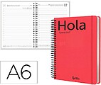 Agenda de escritório liderpapel 2027 espiral classic dia/página a6 bilíngue papel 70g fsc design 3