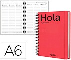 Agenda de escritório liderpapel 2027 espiral classic semana à vista a6 bilíngue papel 70g fsc design 3