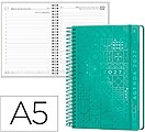 Agenda de escritório liderpapel 2027 espiral syros dia/página a5 bilíngue papel 60g fsc design 5