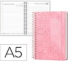 Agenda de escritório liderpapel 2027 espiral syros dia/página a5 bilíngue papel 60g fsc design 6