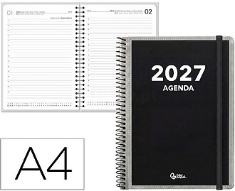 Agenda de escritório liderpapel 2027 espiral personalizáve...