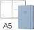 Agenda de escritório antartik 2027 encadernada dia/página a5bilíngue papel 70g fsc celeste - imagem 1