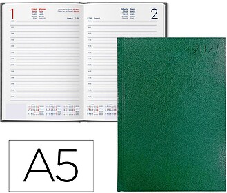 Agenda de escritório liderpapel 2027 encadernada corfu dia/...