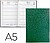 Agenda de escritório liderpapel 2027 encadernada corfu dia/página a5 bilíngue papel 60g fsc verde - imagem 1