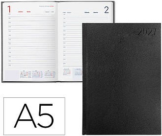 Agenda de escritório liderpapel 2027 encadernada corfu dia/...