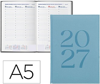 Agenda de escritório liderpapel 2027 encadernada creta sema...