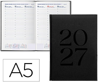 Agenda de escritório liderpapel 2027 encadernada creta sema...