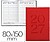 Agenda de escritório liderpapel 2027 encadernada creta semana à vista 80x150 mm bilíngue papel 70g fsc bordeaux - imagem 1