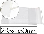Forra livros liderpapel com aba ajustavel adesivo 293 x 530 mm AD08