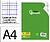 Recarga Papel A4 Quadriculado 60gr 80 Folhas 1un Venda Multiplos: 6 unid - imagem 1