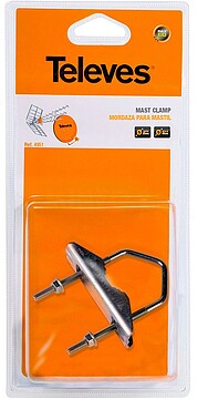 52037 MORTADEIRA PARA MASTIL Ø 25 A 45MM ZINC+RPR TELEVES