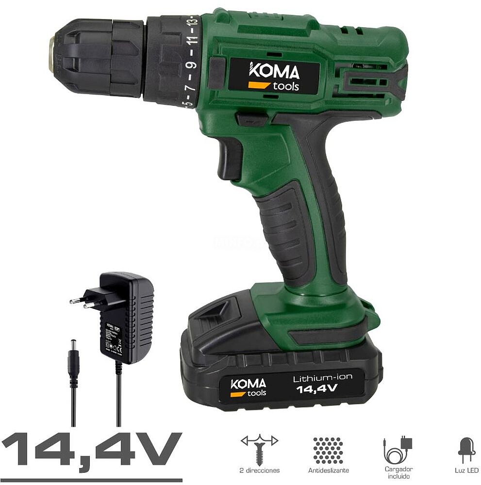 Para-Fusos de Impacto a Bateria 14.4 1.500mAh Maleta Koma Tools G-08376