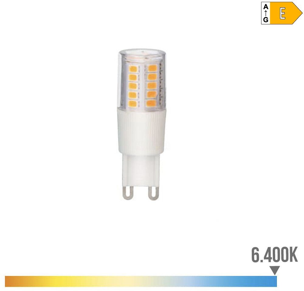 Lâmpada LED G-9 5,5W 6400K 230V 650LÚMENS com Base Cerâmica Edm