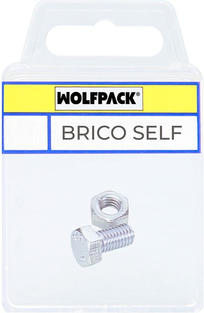 Parafuso Auto-Brico C/Exago. Zin. M 6 x 40