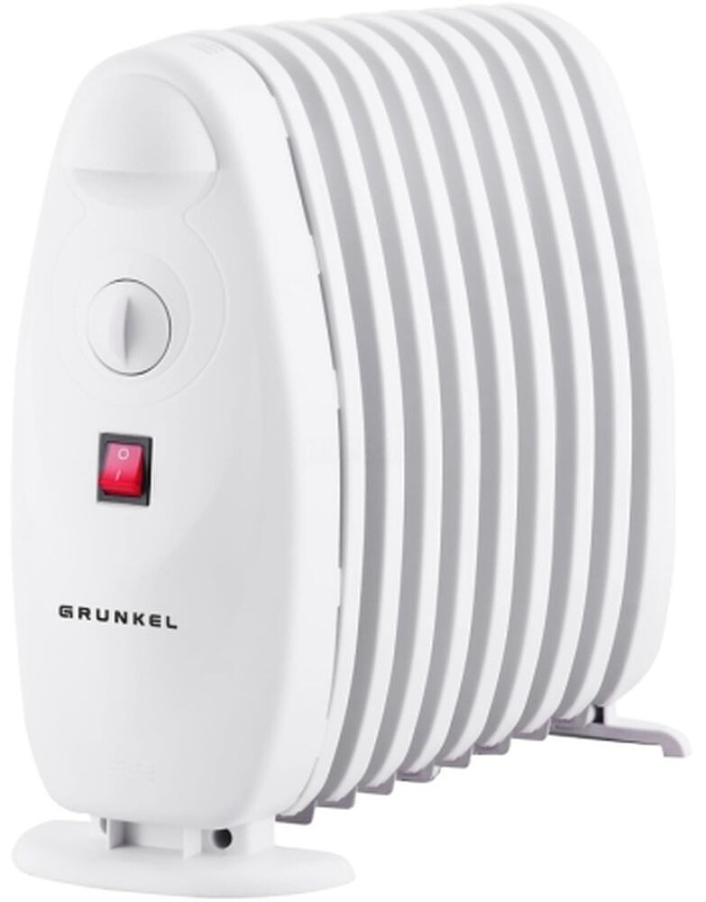 Grunkel Mini Radiator Oil Electric 800W White RACP-80D