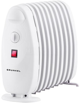 GRUNKEL MINI RADIATOR OIL ELECTRIC 800W WHITE RACP-80D