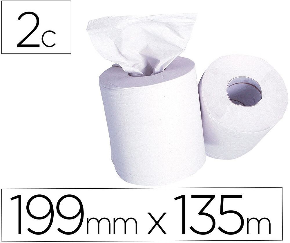 Rolo de papel seca-maos,199 mm x135 mt - mandril 76 diametro 197 mm 10340404