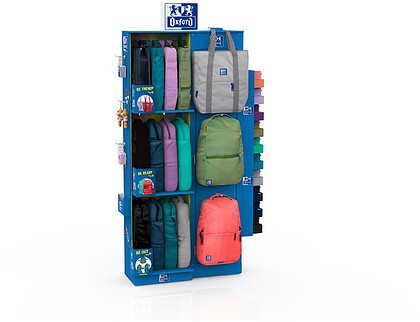 400186105 : Conteudo expositor mochilas oxford b-ready 1/4