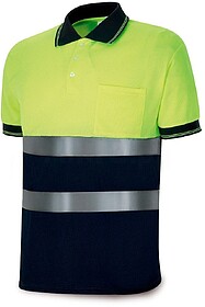 G-82099 : 82099 POLO ALTA VISIBILIDAD BICOLOR MANGA CORTA. T...