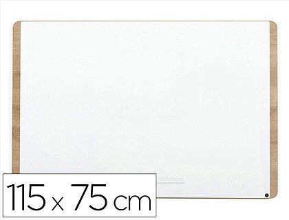 NAT6420 : Quadro branco rocada magnético lacado natural 115x75 cm