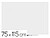 Quadro Branca Rocada Lacada Mate Magnetica Especial Projecao Modular sem Moldura 75X115 CM RD6420MATT - imagem 1