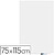 Quadro branco rocada skinwhiteboard pro lacado magnetico 75x115 cm 6520PRO - imagem 1