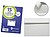 Bismark Pack de 15 Envelopes Comerciais Papel 90grs - Medidas 120x165mm - Fecho Autoadesivo - Cor Branco BI319943 - imagem 1