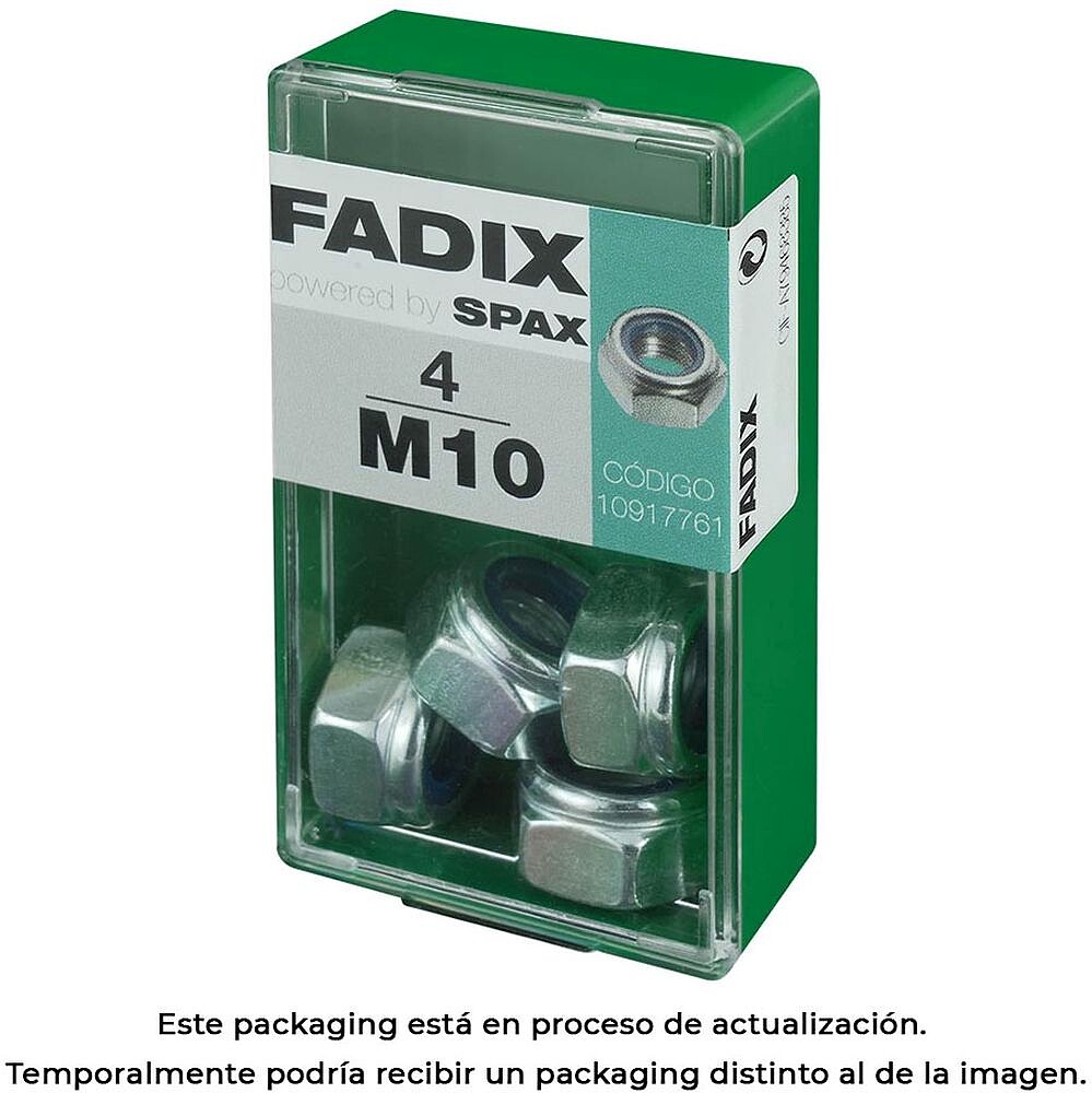 CAIXA S 4 unid. Porca AUTOFREN. CINC M10 FADIX G-18276