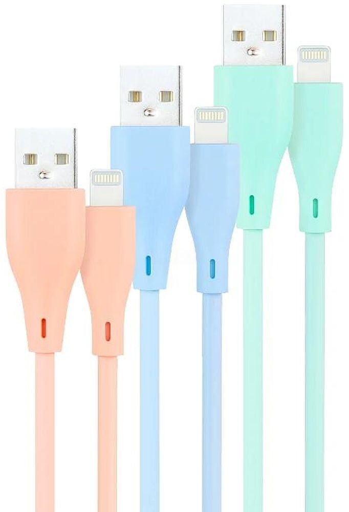 Nanocable 3 Cabos Lightning a USB 2.0, Lightning/M-USB A/M 10.10.0401-A1