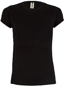 T-Shirt Mulher Algodão 155g Preto Tamanho M T-Shirt Mulher ...