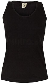 6308227 Top Alças Mulher 100% Algodão RingSpun 155g Preto ...
