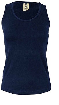 6308222 Top Alças Mulher 100% Algodão RingSpun 155g Navy Tam.M