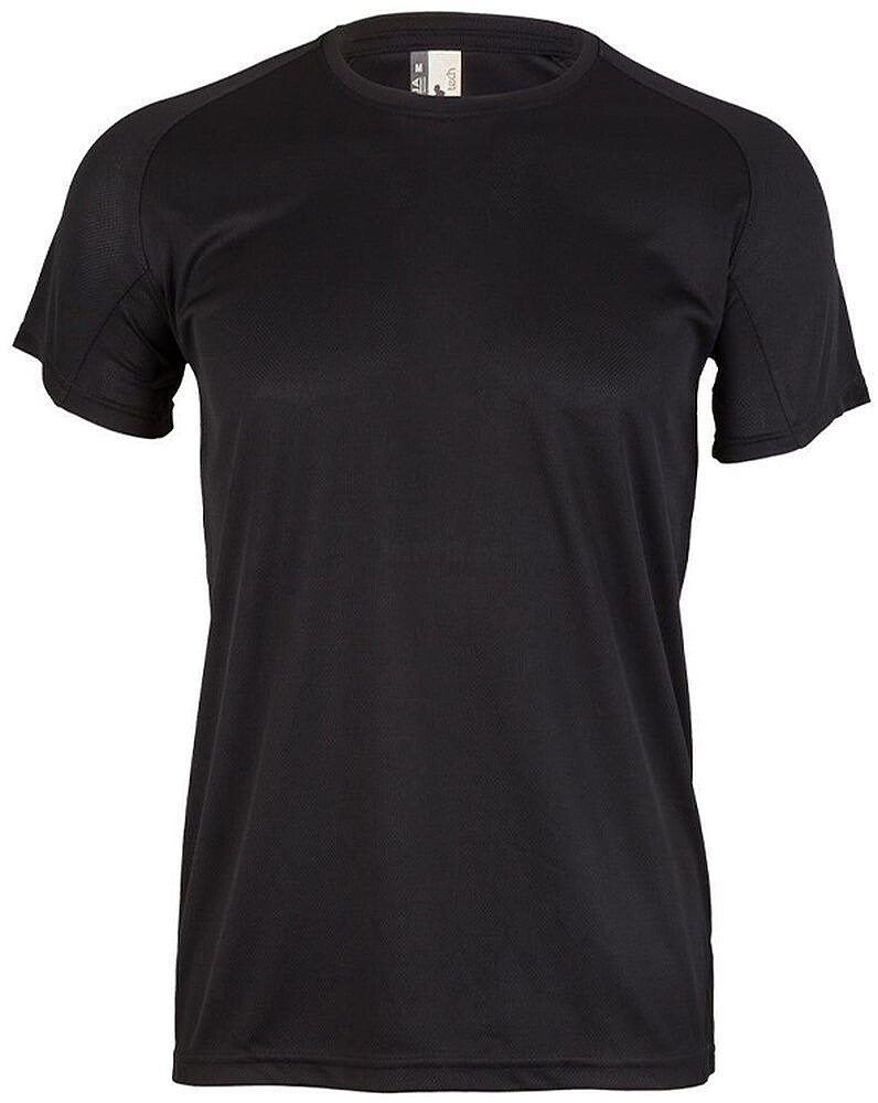 T-Shirt Adulto 100% Poliéster Bird Eye 130g Preto Tamanho S 6308208