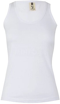 6308229 Top Alças Mulher 100% Algodão RingSpun 155g Branco Tam.L