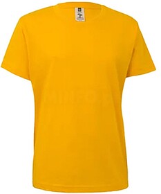 T-Shirt Criança Algodão 155g Amarelo Tamanho 7/8 T-Shirt C...