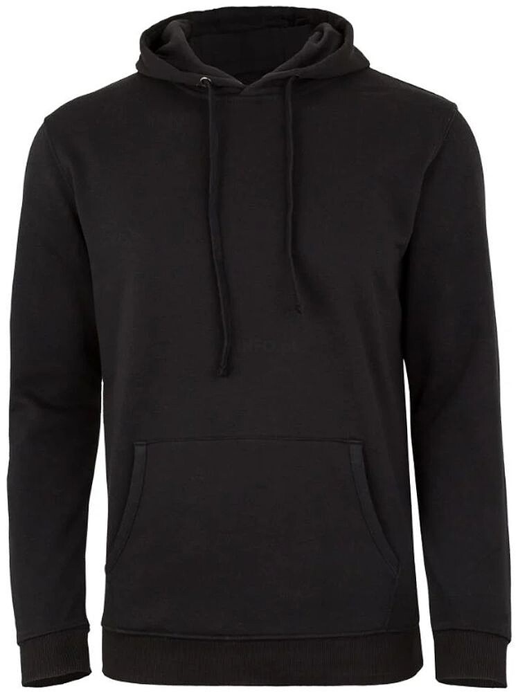 Sweatshirt Algodão 270g Preto com Capuz Tamanho L