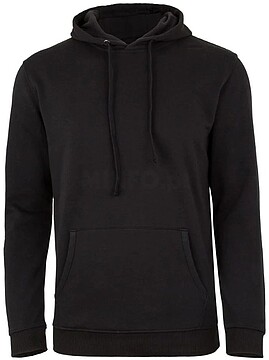 Sweatshirt Algodão 270g Preto com Capuz Tamanho L