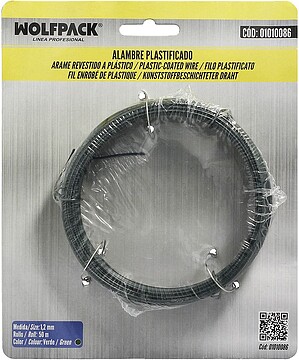 Arame plastificado Maurer 1,2 mm verde