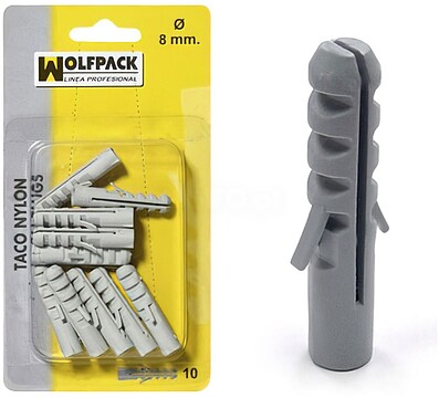 BOLHA TACO NYLON 5 mm. (50pz)