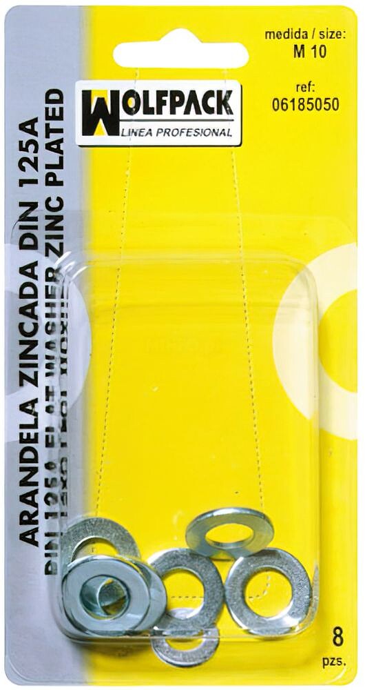 Arruelas de bolha DIN125A M10 (8pzs)