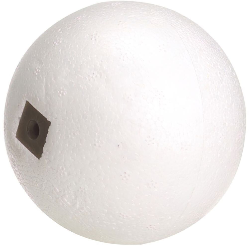 BÓIA de isopor 3/ 8 x 9 mm. ROSCA DE 3/16