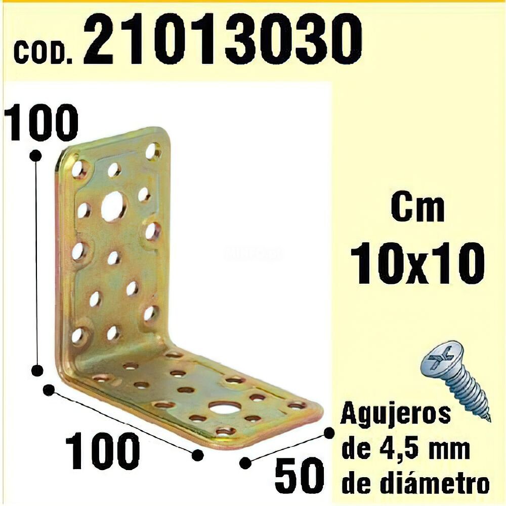 Suporte para angulo50x100x100 de madeira