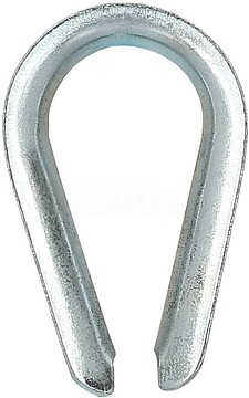 Guardacabos Zincado Para CABO 6 mm