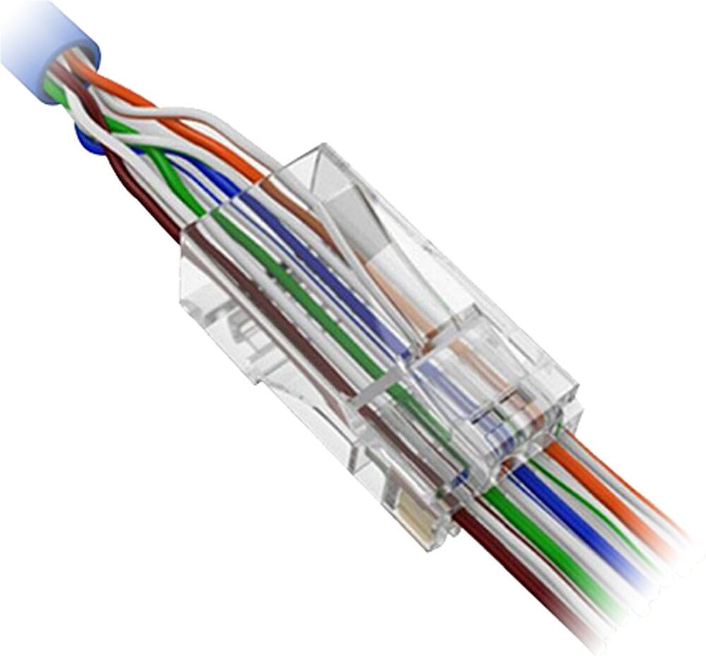 Conector Rj45 Para Cravar Cat.5 8p8c CON300-CAT5-EZ