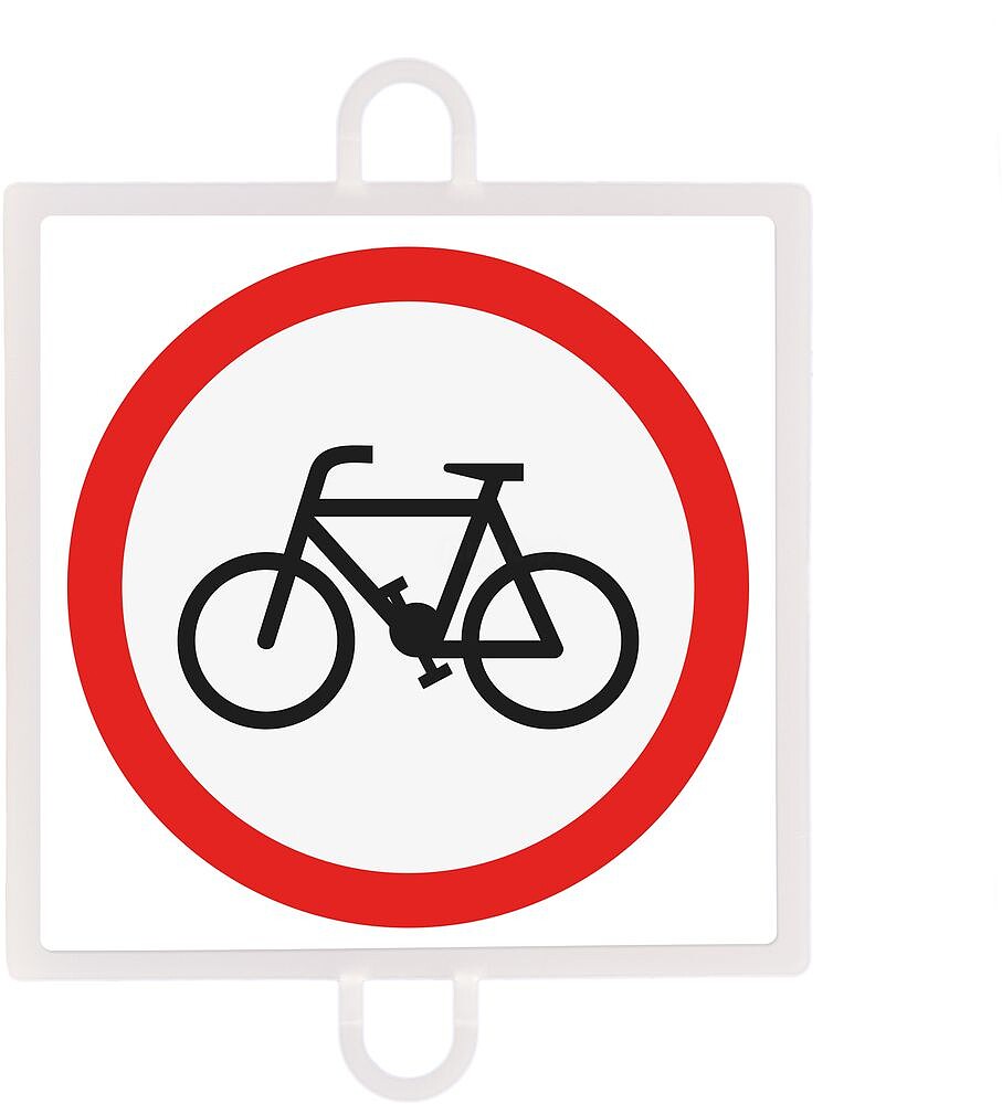 Placa de Sinalização de Trânsito de Proibição Nº 2 (ciclos)