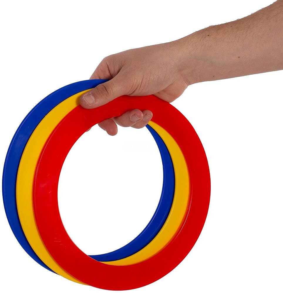 Jogo 3 Argolas Malabarismo 24CM Planas