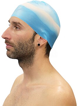 Touca de Natação de Silicone Multicolorida (sortida)